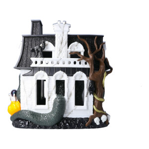 Halloween House Luminary Jar Holder