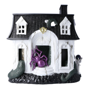 Halloween House Luminary Jar Holder