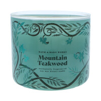 Mountain Teakwood 3-Docht-Kerze 411g