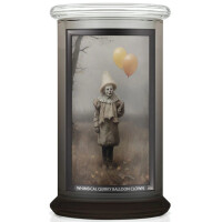 Whimsical Quirky Balloon Clown (Halloween) 2-Docht-Kerze 623g
