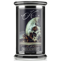 Skull & Sonnet (Halloween) 2-Docht-Kerze 623g