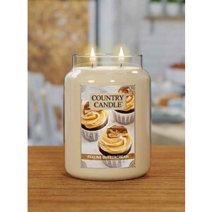 Praline Buttercream 2-Docht-Kerze 652g