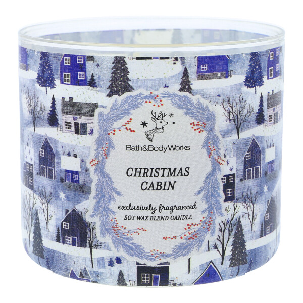 Christmas Cabin 3-Docht-Kerze 411g