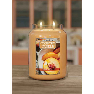 Juicy Peach 2-Docht-Kerze 652g Limited Edition