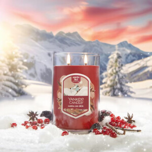 Santa on Skis 2-Docht Tumbler 567g