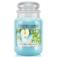 Country Candle™ Cilantro, Apple & Lime 2-Docht-Kerze 652g