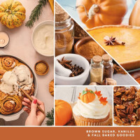 Pumpkin Cinnamon Swirl 3-Docht-Kerze 411g