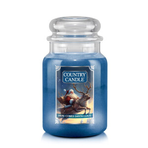 Here Comes Santa Claus 2-Docht-Kerze 652g