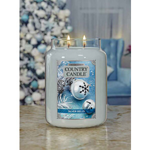 Silver Bells 2-Docht-Kerze 652g Limited Edition