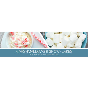 Marshmallows & Snowflakes 3-Docht-Kerze 411g