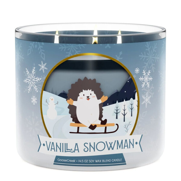 Vanilla Snowman 3-Docht-Kerze 411g