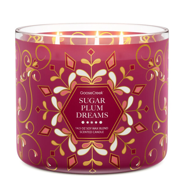 Sugar Plum Dreams 3-Docht-Kerze 411g