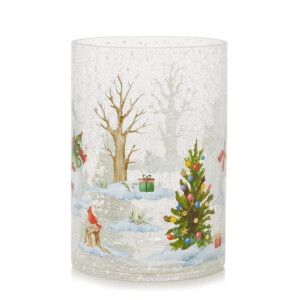 Snowmen Kerzenhalter - Jar Holder