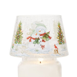 Snowmen Gro&szlig;er Kerzenschirm