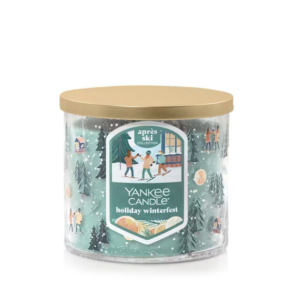 Holiday Winterfest 3-Docht-Kerze 411g