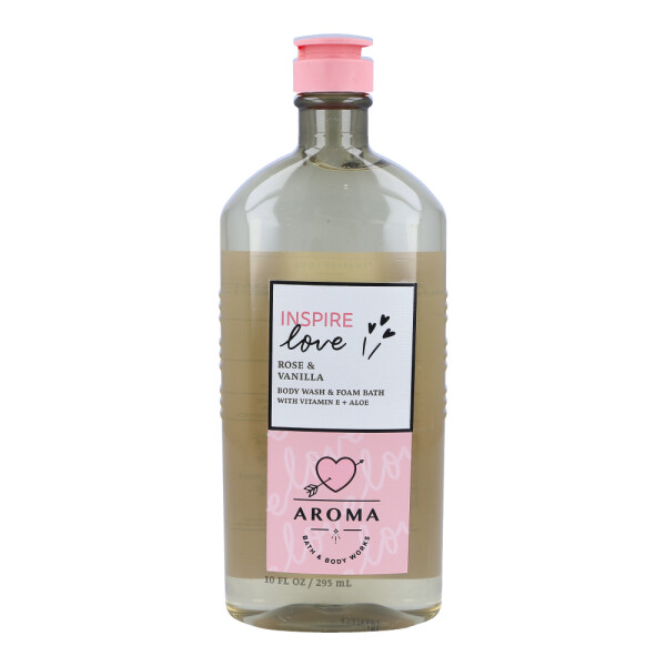 Rose Vanilla (Inspire Love) - Aromatherapy Schaumbad + Duschgel 295ml