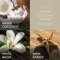 Warm Coconut Sands 3-Docht-Kerze 411g