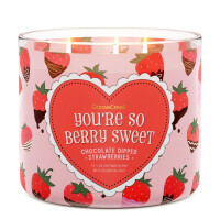 Chocolate Dipped Strawberries 3-Docht-Kerze 411g