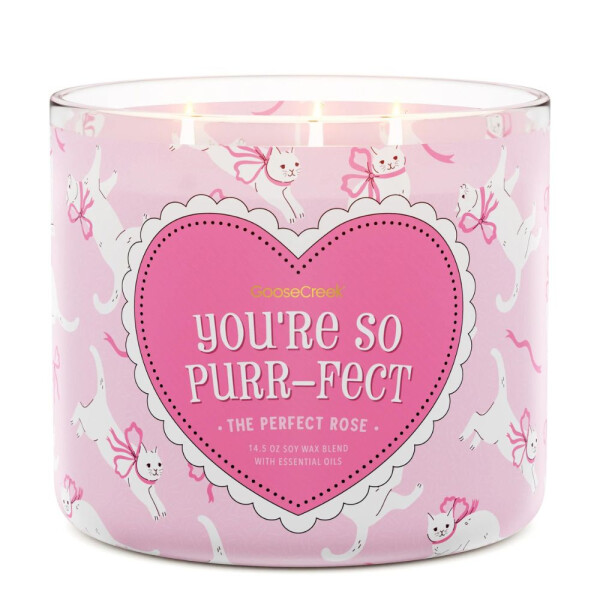 The Perfect Rose 3-Docht-Kerze 411g