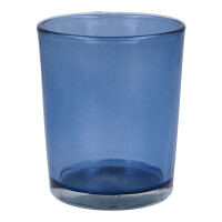 Votivkerzenhalter Glas Midnight Blue