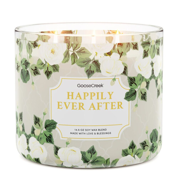 Happily Ever After - Wedding Day 3-Docht-Kerze 411g