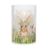 Bunny with Glasses Kerzenhalter - Jar Holder