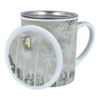 Teetasse "Malawi" mit Deckel und Teesieb