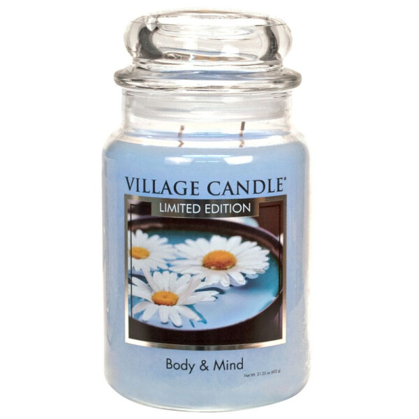 Village Candle® Body & Mind 2-Docht-Kerze 602g