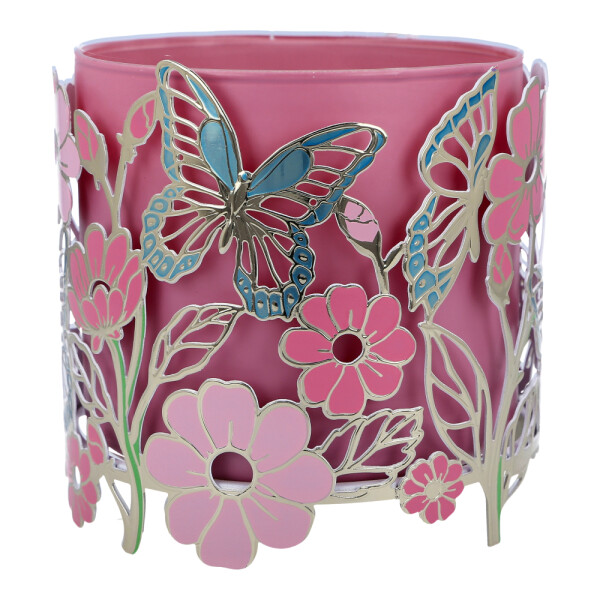 Butterflies in the Garden Jar Holder