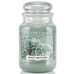 Country Candle™ Frosty Branches 2-Docht-Kerze 652g