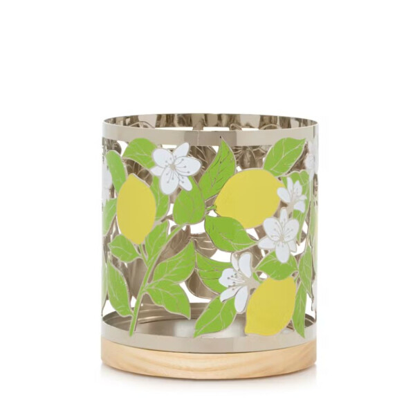 Lemons & Flowers Jar Holder