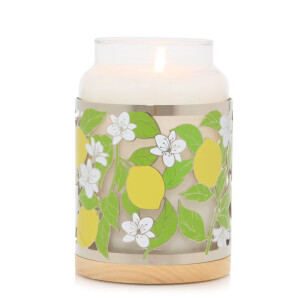 Lemons & Flowers Jar Holder