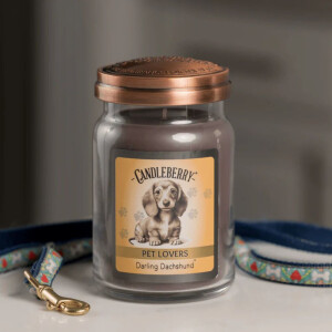 Darling Dachshund Großes Glas 623g