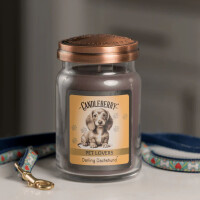 Darling Dachshund Großes Glas 623g