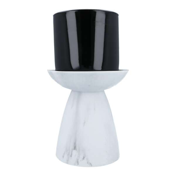 Jar Holder Marble Pedestal