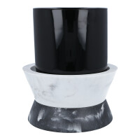 Jar Holder Mixed Marble Pedestral