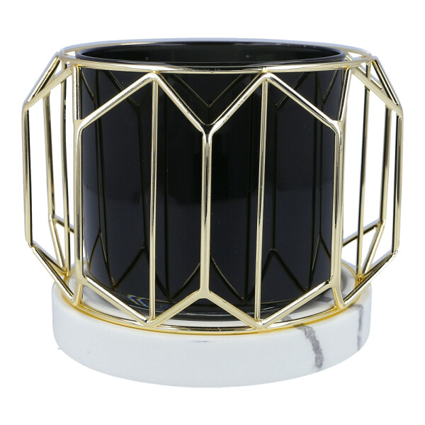 Jar Holder Golden Decagon