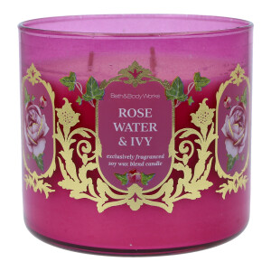 Rose Water & Ivy 3-Docht-Kerze 411g