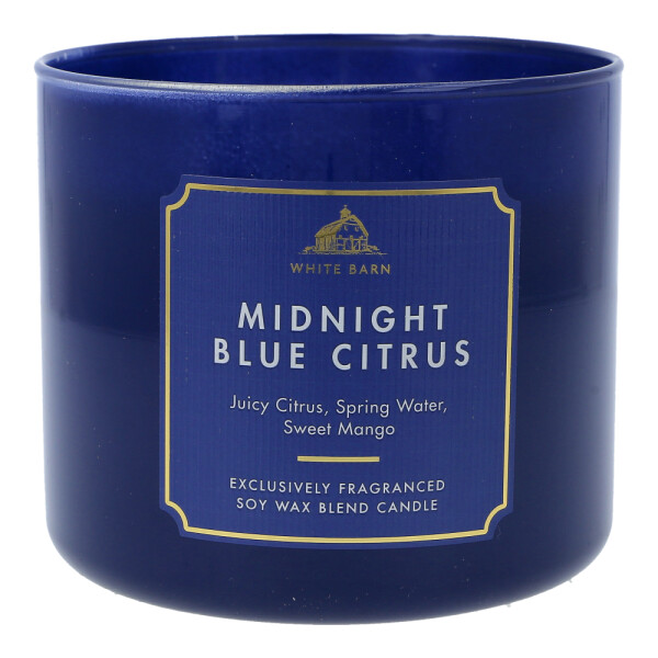 Midnight Blue Citrus 3-Docht-Kerze 411g