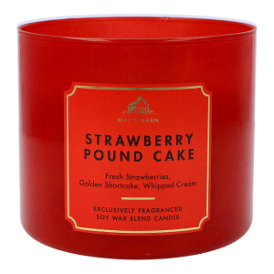 Strawberry Pound Cake 3-Docht-Kerze 411g