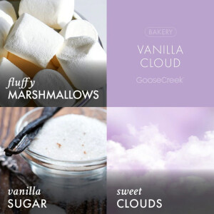 Vanilla Cloud 3-Docht-Kerze 411g