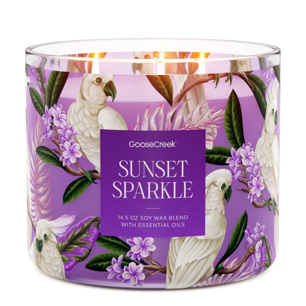 Sunset Sparkle 3-Docht-Kerze 411g