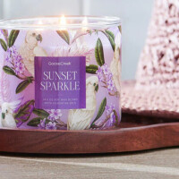 Sunset Sparkle 3-Docht-Kerze 411g