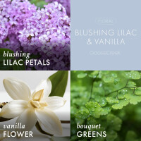 Blushing Lilac & Vanilla 3-Docht-Kerze 411g