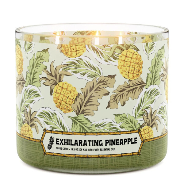 Exhilarating Pineapple 3-Docht-Kerze 411g