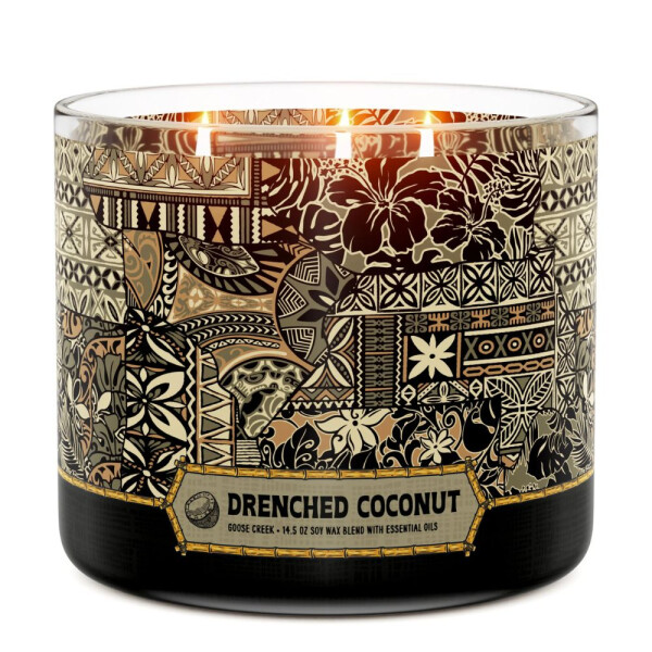 Drenched Coconut 3-Docht-Kerze 411g