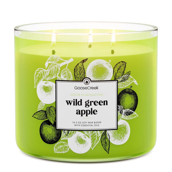 Wild Green Apple 3-Docht-Kerze 411g