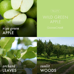 Wild Green Apple 3-Docht-Kerze 411g