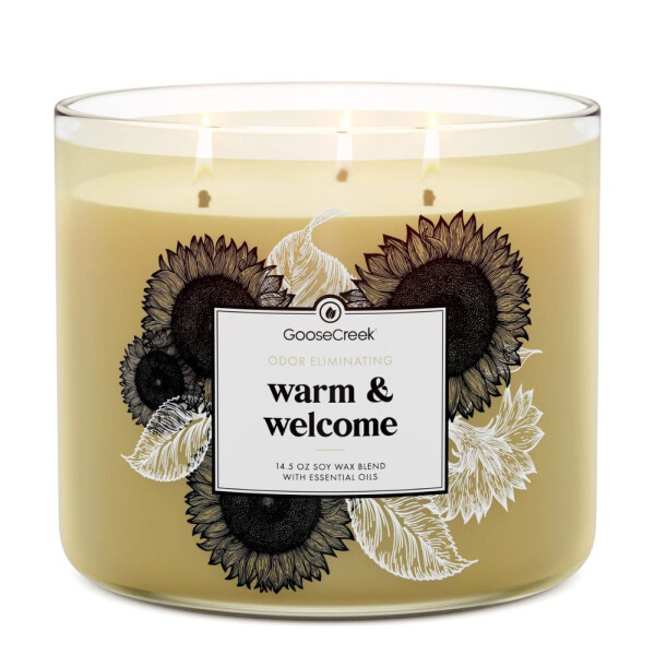 Warm & Welcome 3-Docht-Kerze 411g