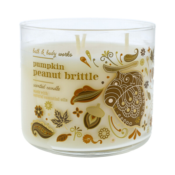 Pumpkin Peanut Brittle 3-Docht-Kerze 411g